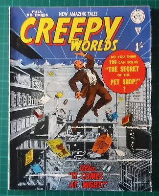 Buy CREEPY WORLDS #13 (Alan Class 1963) - Astonishing #62  - 5.0 OW Pages • 25£