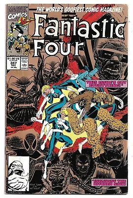 Buy Fantastic Four #347 Second Printing Gold Cover VG/FN (1991) Marvel Comics • 5£