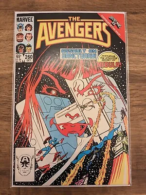 Buy Marvel Avengers #260 1985 - Key 1st Cover Appearance Nebula - Bagged & Boarded • 10£
