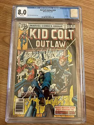 Buy Kid Colt Outlaw #229 CGC 8.0 Final Issue 1979 • 32.02£