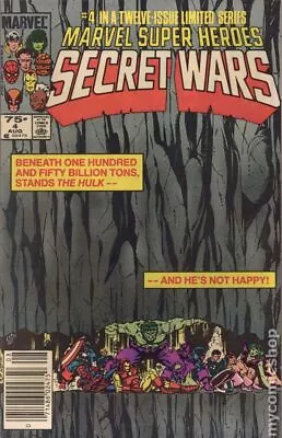 Buy Marvel Super Heroes Secret Wars #4N VG 1984 Stock Image Low Grade • 9.09£