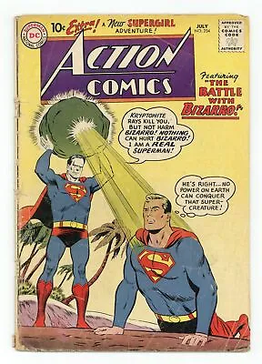Buy Action Comics #254 GD 2.0 1959 1st Meeting Bizarro & Superman • 145.86£