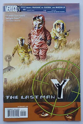 Buy Y The Last Man #12 - 1st Printing Vertigo Comics August 2003 VF/NM 9.0 • 7.25£