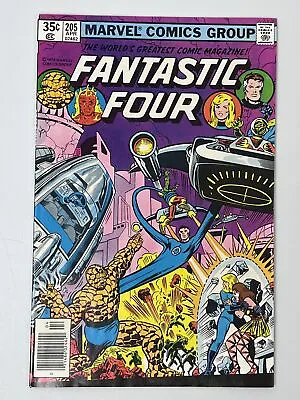 Buy Fantastic Four #205 (1979) 1st Team App. The Nova Corps In 9.2 Near Mint- • 16.33£