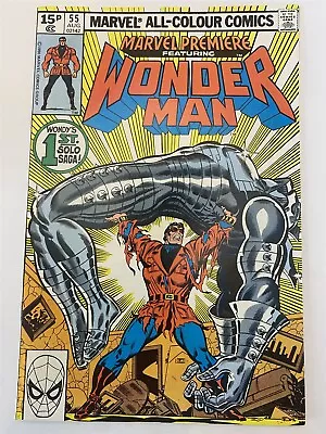 Buy MARVEL PREMIERE #55 1st Solo Wonder Man Marvel Comics UKP Variant 1980 VF+ • 4.95£