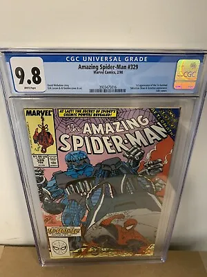 Buy Amazing Spider-Man #329 CGC 9.8 WP NM/MT ! Marvel Comics 1990 • 157.52£
