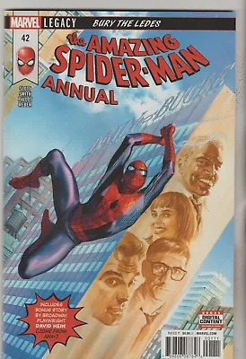 Buy Marvel Comics Amazing Spiderman Annual #42 April 2018 1st Print Nm • 5.25£