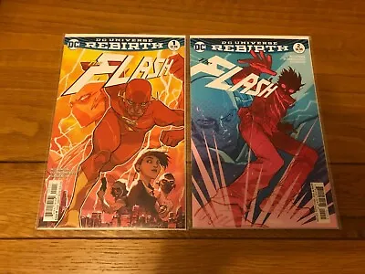 Buy THE FLASH 1 & 2. ALL NM COND. 2016 SERIES. REBIRTH.DC. 1st GODSPEED • 8.50£