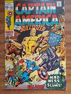 Buy Captain America 133 1970 VG- • 7£