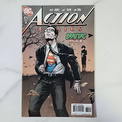 Buy ACTION COMICS #870 SUPERMAN VARIANT GARY FRANK COVER A Supergirl Brainiac Finale • 3.20£