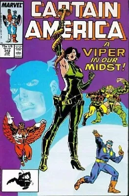Buy Captain America (Vol 1) # 342 Fine (FN) Marvel Comics MODERN AGE • 8.98£