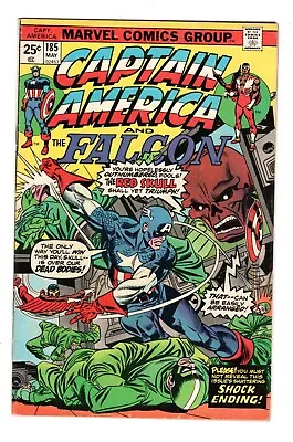 Buy CAPTAIN AMERICA And FALCON 185, (8.5),THE RED SKULL (SHIPS FREE) * • 24.19£