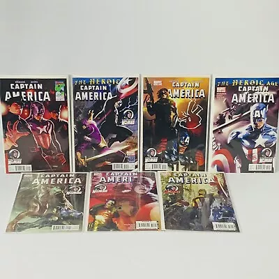 Buy Lot 7 Marvel Comics Captain America, The Heroic Captain America 602-604 609-612 • 11.94£