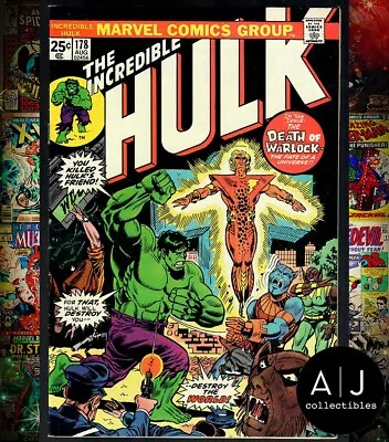 Buy Incredible Hulk #178 VF 8.0 Marvel 1974 • 44.15£