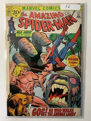 Buy Amazing Spider-Man #103 VF+ 8.5! 1st Appearance Gog! Kazar! • 70.99£