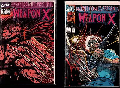 Buy MARVEL COMICS PRESENTS 1988-1995 • Vol 1 • Marvel • #81,82,84 • 10.33£