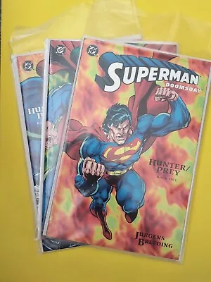 Buy Superman/Doomsday: Hunter/Prey #1-3 1994, DC Comics Complete Set TPB • 16.99£