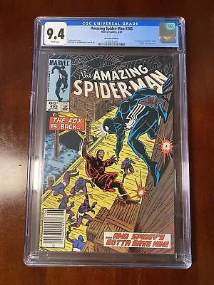Buy Amazing Spider-Man 265 - Newsstand - First Silver Sable! - CGC 9.4 • 79.15£