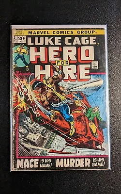 Buy Luke Cage Hero For Hire #3 ( 1st Appearance Of Mace Gideon) Marvel Comics • 7.91£