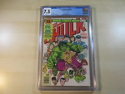 Buy Incredible Hulk #200 Doc Sampson Appears Cgc 7.5 Wp Rare 30 Cent Price Variant • 378.41£