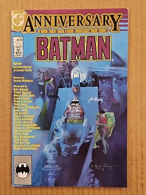 Buy Batman #400 Anniversary With Pinups DC 1986 VF+ • 12.78£