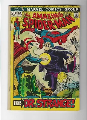 Buy Amazing Spider-Man #109 Dr. Strange 1963 Series Marvel Silver Age • 33.93£