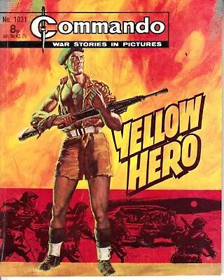 Buy COMMANDO COMIC - No 1031   YELLOW HERO • 5£