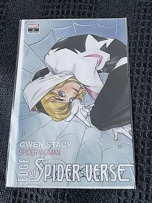 Buy EDGE OF SPIDER-VERSE #2 Peach Momoko Fascimile Gwen Stacy Variant Cover • 14.95£