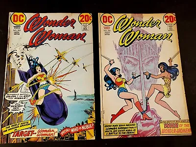Buy DC Comic Book Lot WONDER WOMAN 205 206  (Nubia 2nd And 3rd App) • 159.83£