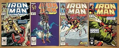 Buy Iron Man #218, #232, #240, #271 - Marvel Copper Age Comic Book Lot • 10.49£