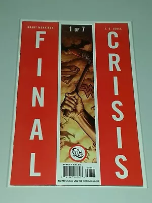 Buy Final Crisis #1 Nm (9.4 Or Better) Dc Comics July 2008 • 3.99£