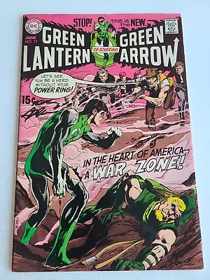 Buy Green Lantern # 77 (dc, 1970) Neal Adams Autograph F+ 6.5 • 137.96£