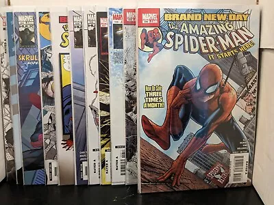 Buy AMAZING SPIDER-MAN #546-564 Brand New Day 2008 Complete Run Of 19 VF/NM • 63.95£