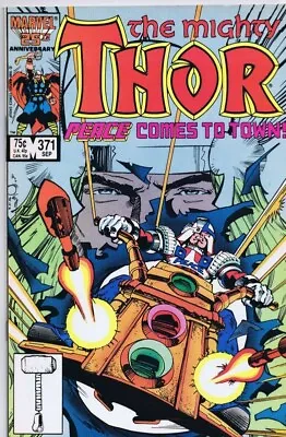 Buy Thor #371 ORIGINAL Vintage 1986 Marvel Comics 1st Justice Peace TVA • 39.49£