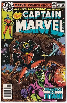 Buy Captain Marvel #59 (Marvel, 1978) 1st Appearance Of Stellarax And Elysius • 9.48£