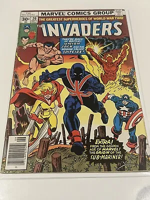 Buy INVADERS (1975 Marvel 1st Series) #20 VG 1st Full App Union Jack, Pub Sept 1977 • 10.27£