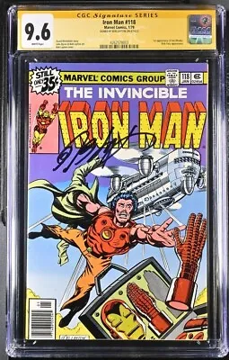 Buy Iron Man #118 Signed By Layton First Rhodey White Pages (1979) • 479.71£