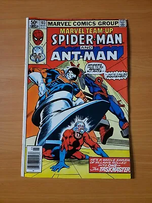 Buy Marvel Team-Up #103 Newsstand Variant ~ VF - NEAR MINT NM ~ 1981 Marvel Comics • 13.43£