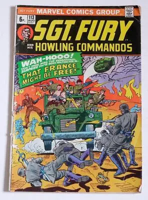 Buy Marvel Comics ( Sgt Fury And His Howling Commandos) # 113 (august 1973) 1 • 9.95£