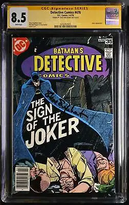 Buy Detective Comics #476 (1978) CGC 8.5 Signed By Steve Englehart • 281.16£