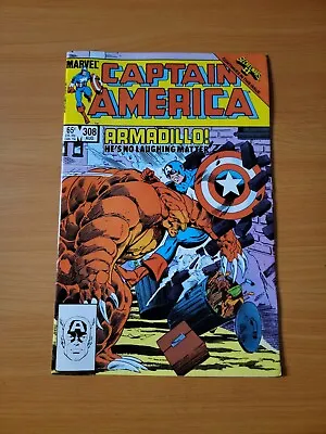 Buy Captain America #308 Direct Market Edition ~ NEAR MINT NM ~ 1985 Marvel Comics • 7.23£