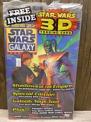 Buy Star Wars Galaxy Magazine Issue 9 Fall 1996 Comic C/w 3D Trading Card & Poster • 4.99£