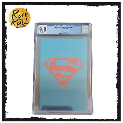 Buy Superman Special Edition #75 D.C. Comics 2022 Big Time Collectibles Blue Foil Ed • 99.99£