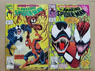 Buy Amazing Spider-Man 362 FN 363 VF+ Nice Lot X2 Marvel 2nd 3rd Carnage Venom • 19.99£