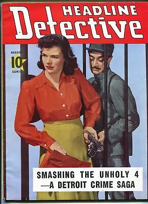 Buy Headline Detective 8/1942-Frank Godwin-violent Crimes Pulp Thrills-FN • 66.22£