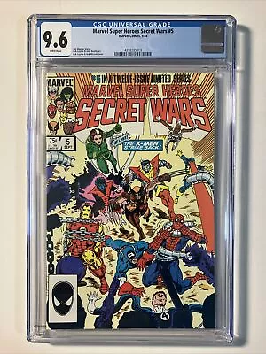 Buy Marvel Super Heroes Secret Wars #5 CGC 9.6 Uncirculated Copy Direct Edition 1984 • 47.96£