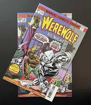 Buy Werewolf By Night 32 - 1st Ever Moon Knight! - Replica Copies (2) • 267.84£