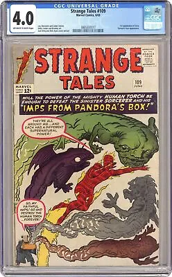 Buy Strange Tales #109 CGC 4.0 1963 3865337017 • 161.61£