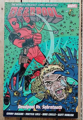 Buy Deadpool VS Sabretooth Marvel Graphic Novel 2016 Paperback Book Gerry Duggan • 5.75£