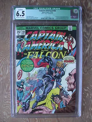 Buy Captain America   #180  CGC 6.5 (Qualified)   Steve Rogers Becomes Nomad • 79.16£